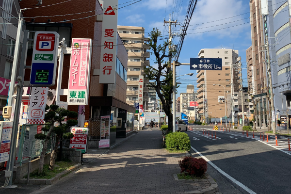 JR春日井駅<br>中央通１交差点北側