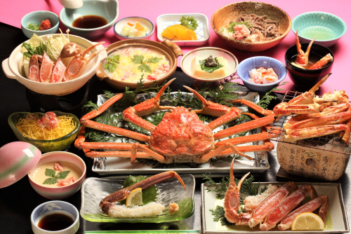 【全国旅行支援対象】[日帰り]越前海岸で食す　活カニ会席🎫地域限定クーポン最大￥2,000★福井県★