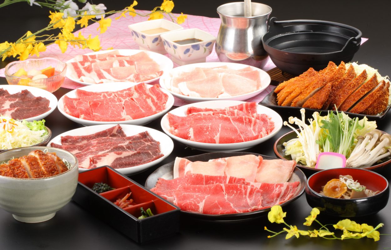 [日帰り]南信州さくらんぼ狩りと３大肉しゃぶ食べ放題