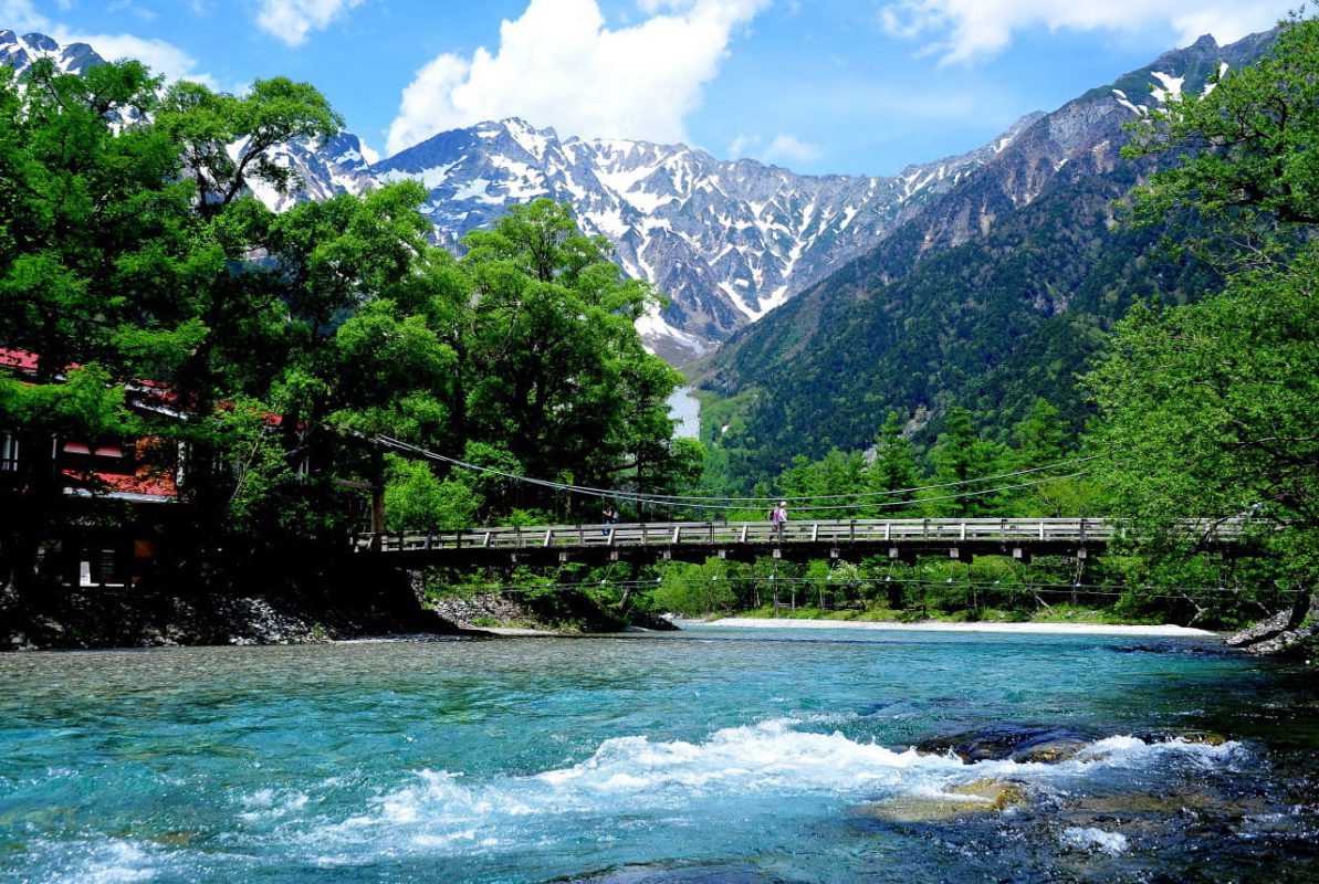 北アルプスの絶景　上高地