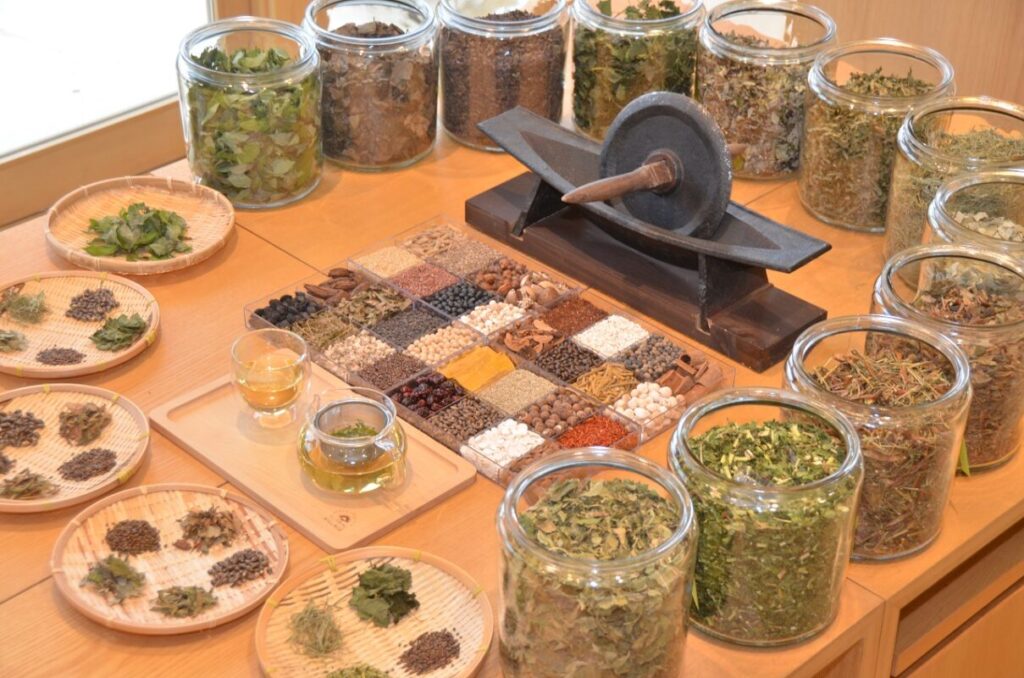日帰り/福井 薬草の宝庫　青葉山で薬膳茶＆七味づくり体験🎀２㌽