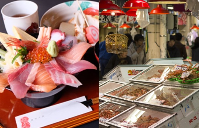 日帰り/年末お買物ツアー 近江町市場とひがし茶屋街🎀2㌽（名古屋：昼食付）