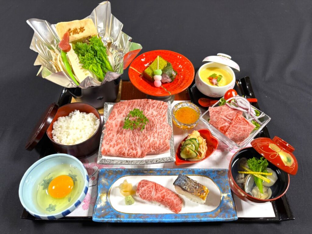 日帰り/豊臣兄弟！北近江長浜大河ドラマ館と近江牛一筋 千成亭の近江牛御膳