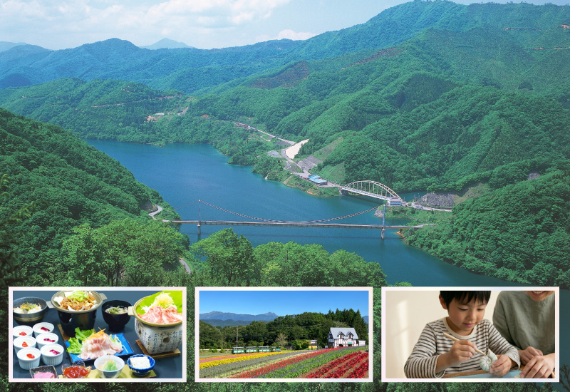 日帰り/飛騨３大名物膳と福井の秘境・九頭竜