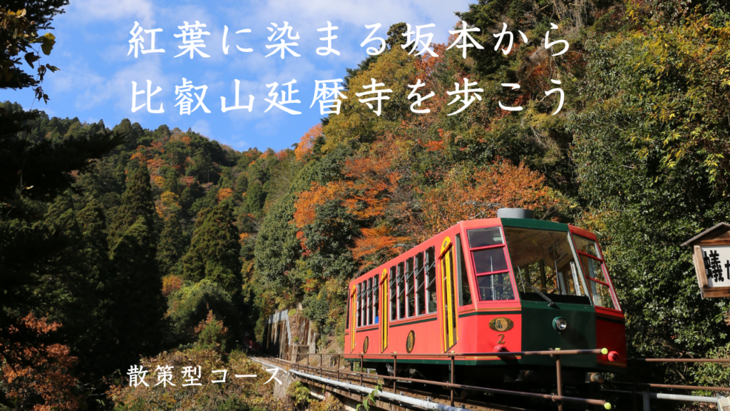 【日帰り】紅葉に染まる坂本から比叡山延暦寺を歩こう